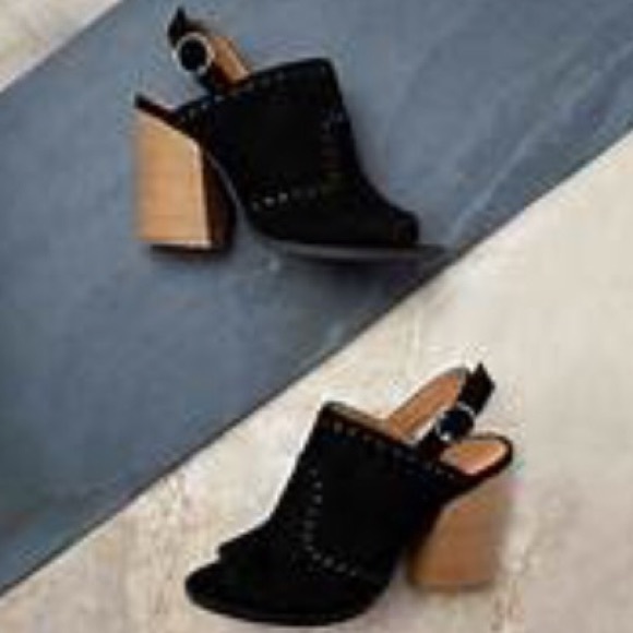 Slingback chunky heeled sandals - Picture 6 of 6